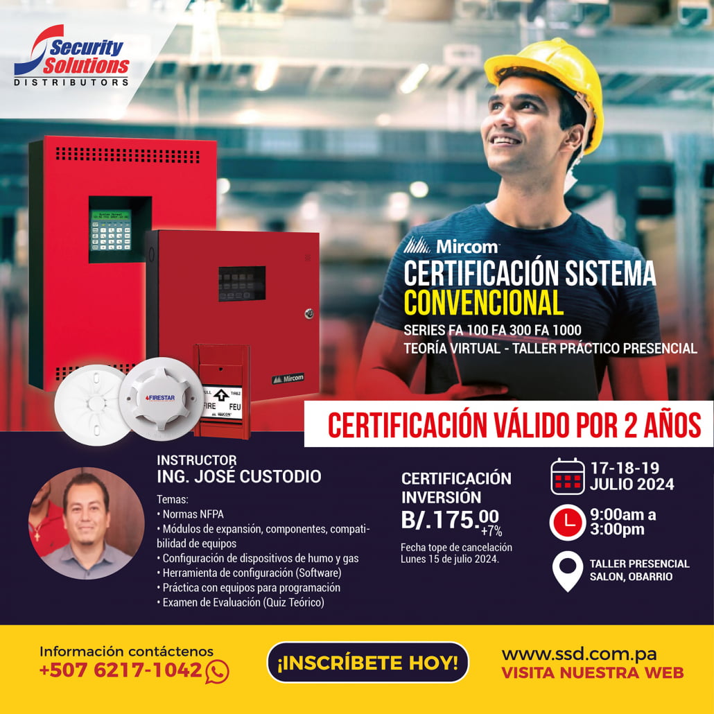 Certificación Incendio Convencional